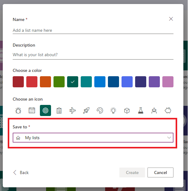 Microsoft Lists: Disable creation of personal lists